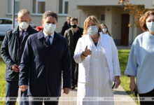 Photo of Petrishenko at Minsk Children’s Infectious Diseases Hospital | Belarus News | Belarusian news | Belarus today | news in Belarus | Minsk news | BELTA