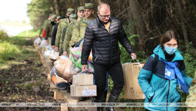 Photo of Humanitarian aid for Afghan refugees stranded on Belarus-Poland border | Belarus News | Belarusian news | Belarus today | news in Belarus | Minsk news | BELTA