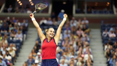 Photo of Sabalenka resumes training after virus isolation