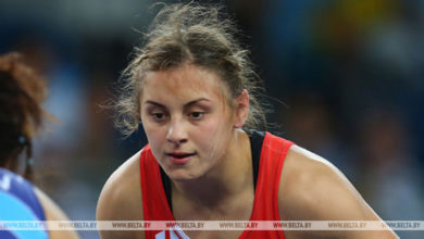 Photo of Maryia Mamashuk 5th at World Wrestling Championships in Oslo