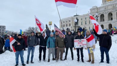 Photo of Белорусы по всему миру выходят на акции в поддержку Украины. ФОТО. ВИДЕО