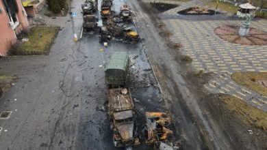 Photo of «Кладбище» российской военной техники в Харьковской области. ВИДЕО