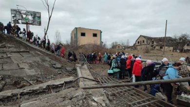 Photo of Эвакуация мирных жителей из Ирпеня Киевской области. ВИДЕО