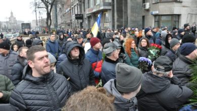 Photo of В Киеве простились с погибшими в крушении вертолета в Броварах. ФОТО