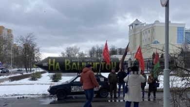 Photo of Скандальный Z-мобиль продолжает путешествие по Беларуси. Его владелец избивал белорусов в Казани