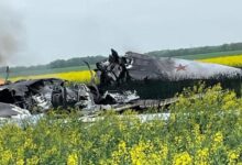 Photo of В России после «выполнения боевого задания» разбился бомбардировщик-ракетоносец. Его сбили ВСУ. ВИДЕО