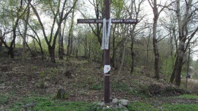 Photo of В Лощицком яре исчез мемориальный крест жертвам большевистского террора