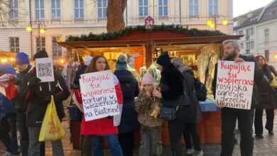 Photo of Монашек Свято-Елисаветинского монастыря, которые поддерживают российскую агерссию, прогнали с ярмарки в Польше